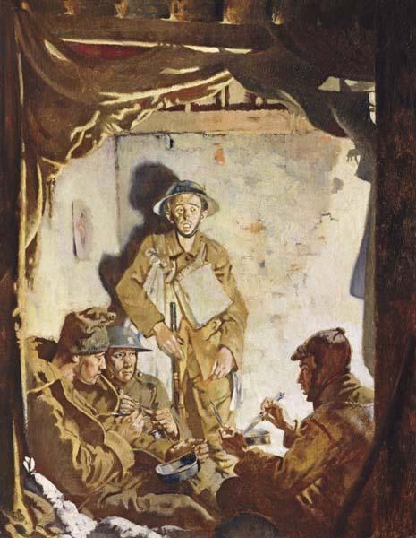 Sir William Orpen Soldiers Resting at the Front China oil painting art